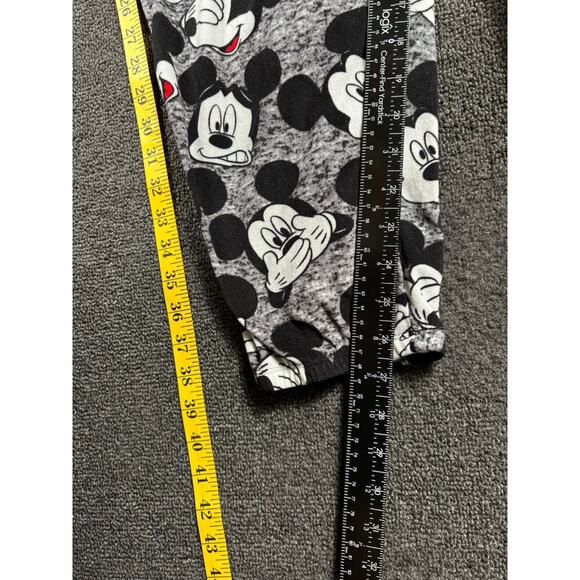 Disney Mickey Mouse Sleepwear Pants Womens Size 2X Black Gray Drawstring Comfy - Picture 8 of 8